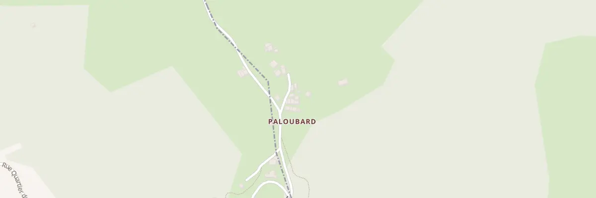 Plan du 187 Paloubard à Oust