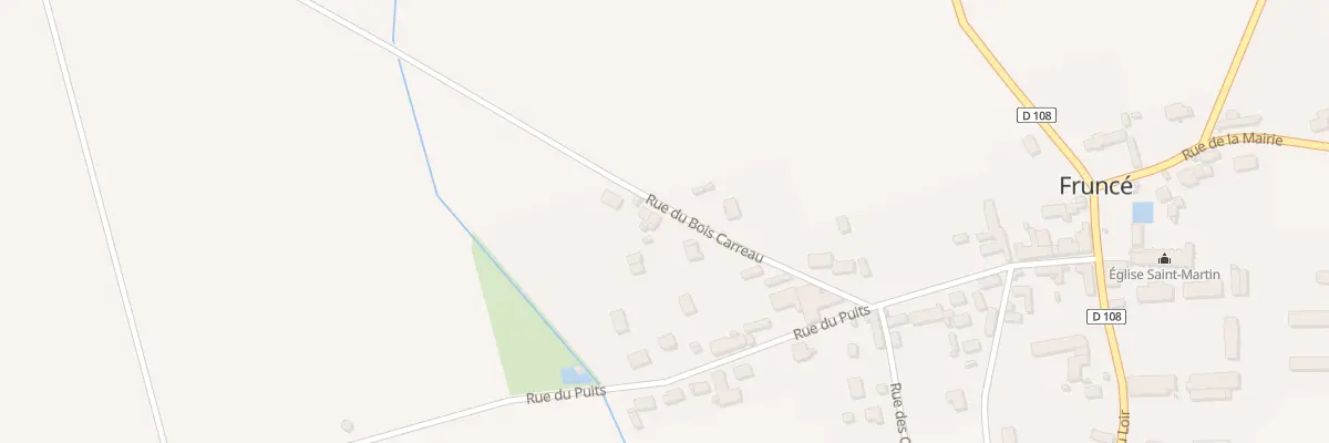 Plan du 3 Rue du Bois Carreau à Fruncé
