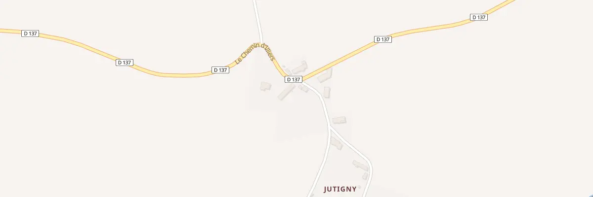Plan du 2 Le Petit Jutigny à Vieuvicq