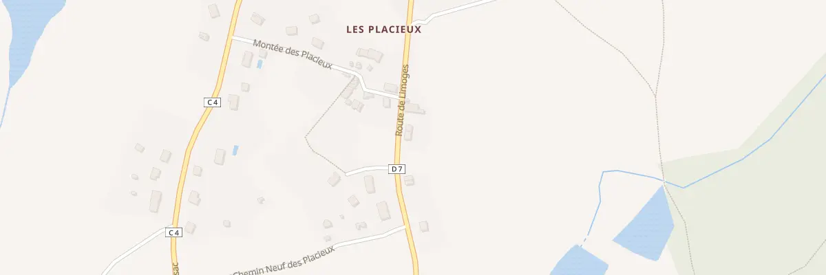 Plan du 21 Rte de Limoges à Thouron