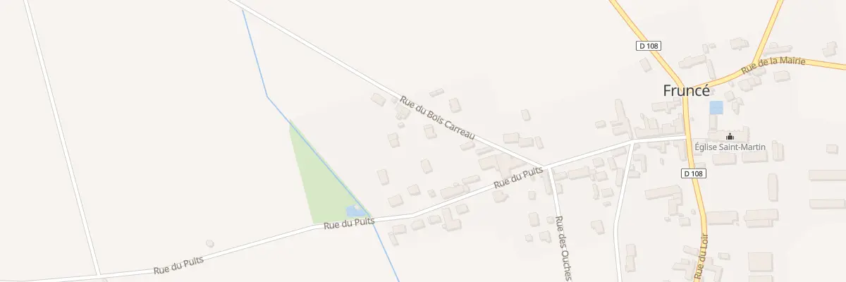 Plan du 1B Rue du Bois Carreau à Fruncé