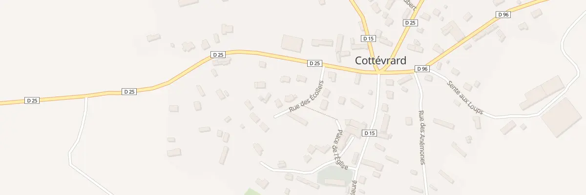 Plan du 68 Rue des Ecoliers à Cottévrard