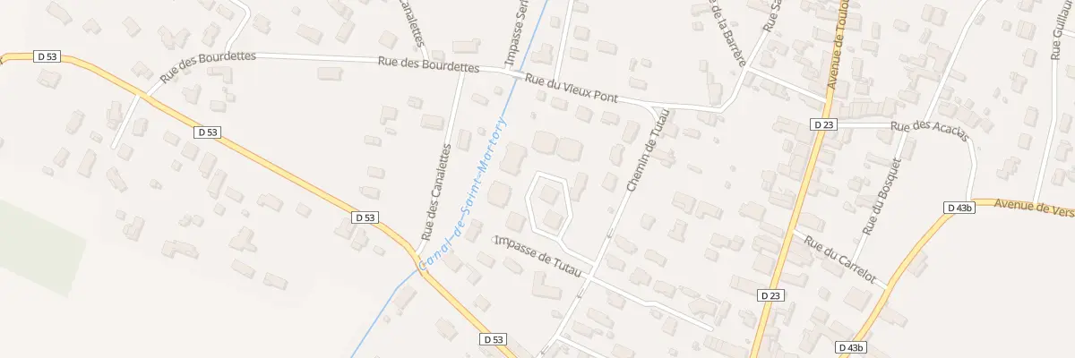Plan du 5 Che de Tutau à Lherm
