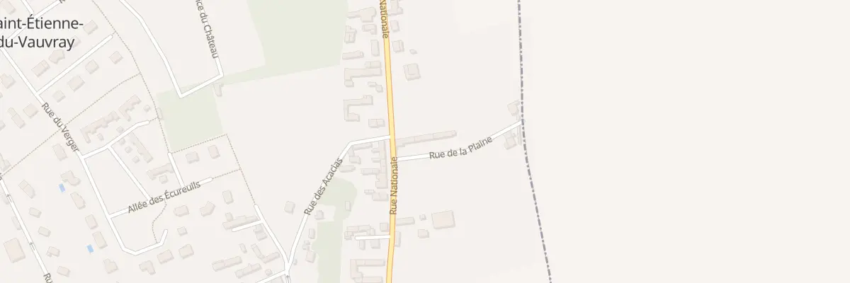 Plan du 3 Rue de la Plaine à Saint-Étienne-du-Vauvray