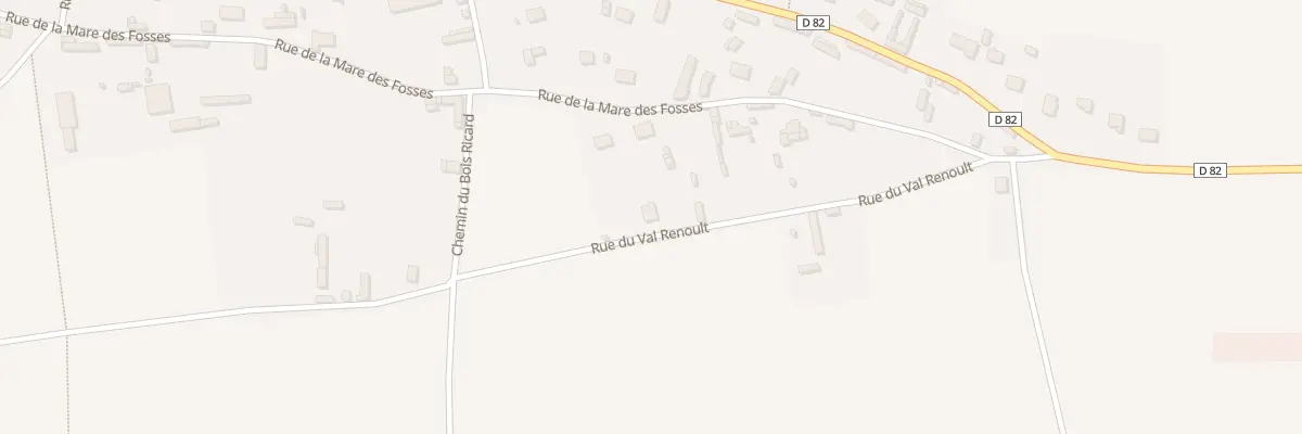 Plan du 5000I Rue du Val Renoult à Ailly