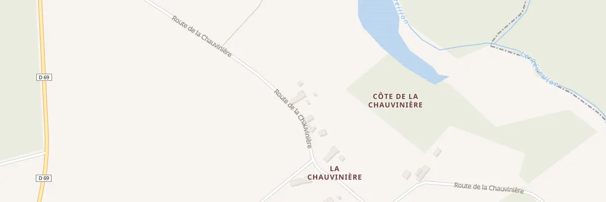 Plan du 14 Rte de la Chauvinière à La Chapelle-Enchérie