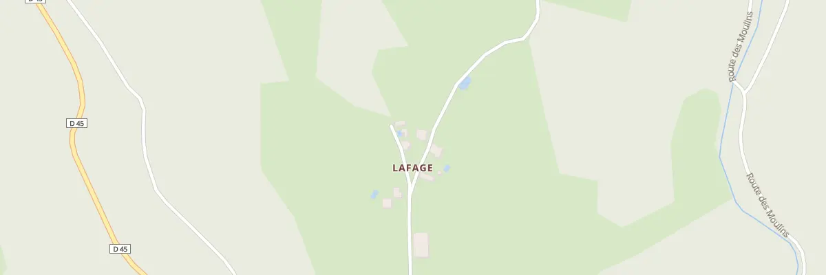 Plan du 5030 Lafage à Carnac-Rouffiac