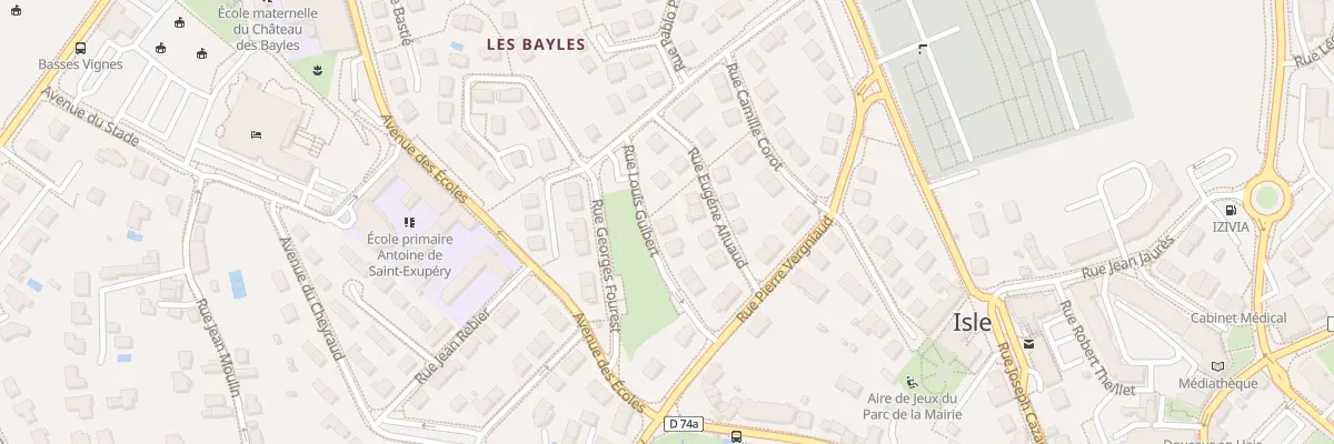 Plan du 8 Rue Louis Guibert à Isle