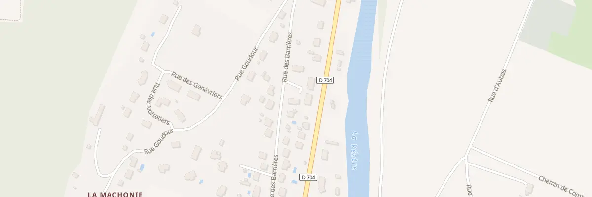 Plan du 4 Rue des Barrières à Condat-sur-Vézère
