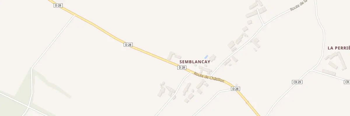 Plan du 5064 Semblancay au Tranger