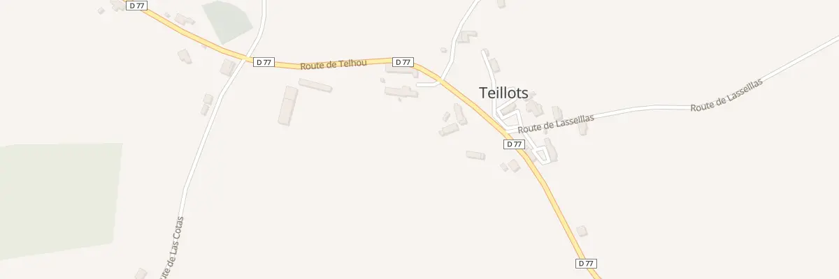 Plan du 9B Gourdougnac à Teillots