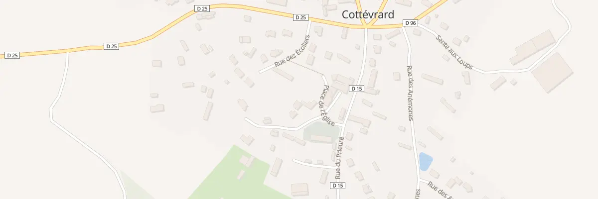 Plan du 5021 Le Village à Cottévrard