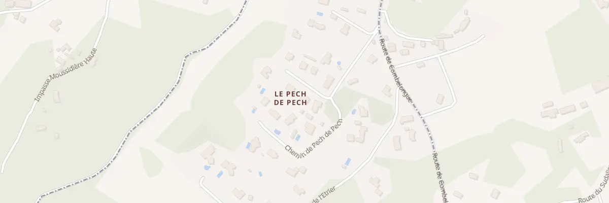 Plan du 376B Che de Pech de Pech à Vitrac