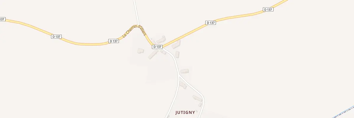 Plan du 3T Le Petit Jutigny à Vieuvicq
