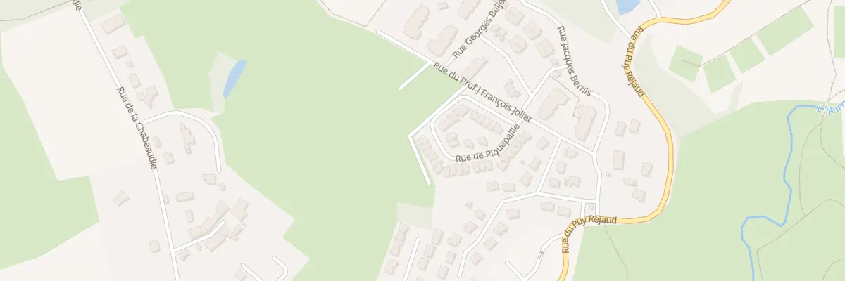 Plan du 41 Rue de Piquepaille à Limoges