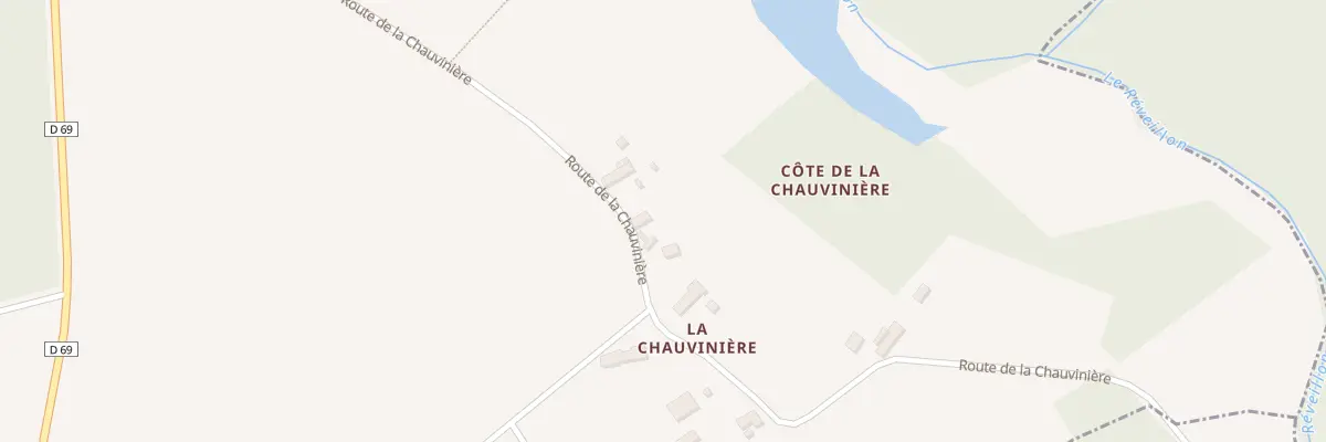 Plan du 12 La Chauviniere à La Chapelle-Enchérie