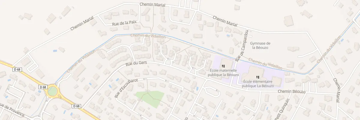 Plan du 40 Rue du Gers à Fonsorbes