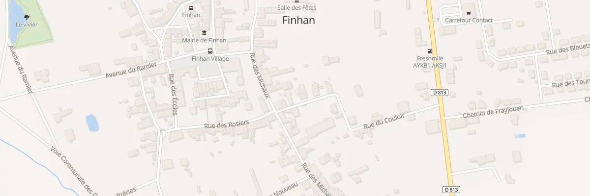 Plan du 3 Rue du Couloir à Finhan