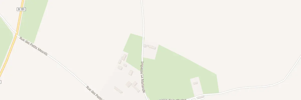 Plan du 240 Imp de la Marlande à La Crique