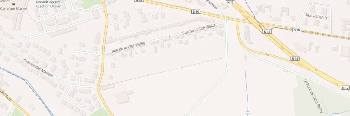 Plan du 22 Cité Vieilles à Nonancourt