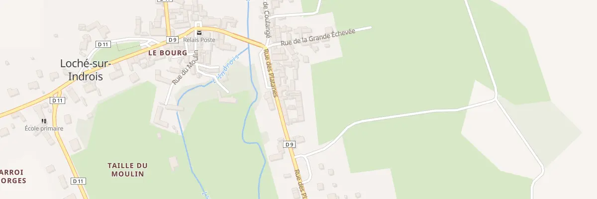 Plan du 31 Rue des Platanes à Loché-sur-Indrois