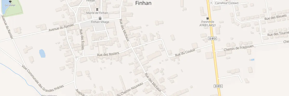 Plan du 4 Rue du Couloir à Finhan