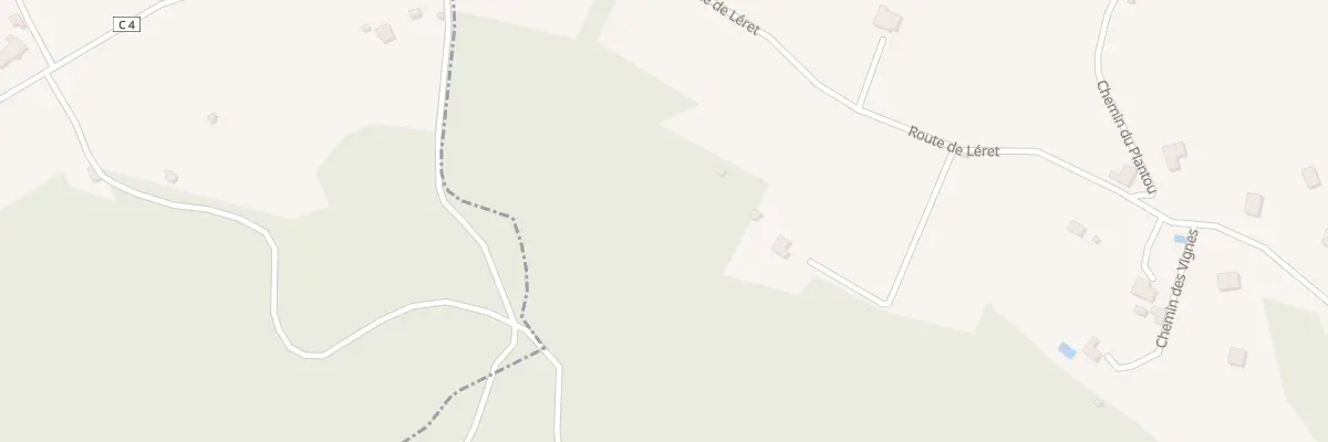 Plan du 561 Rte de Léret à Albas