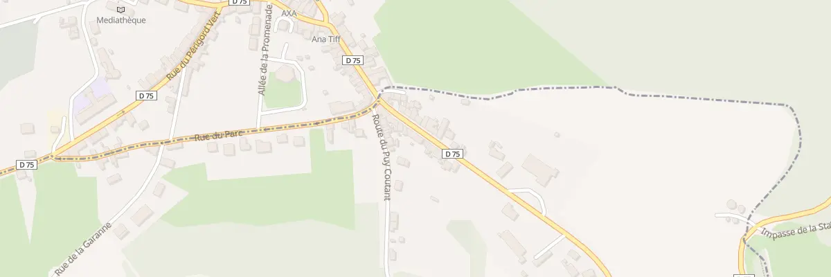 Plan du 14 Rte de Pompadour à Savignac-Lédrier