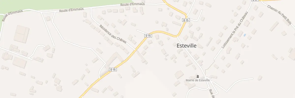 Plan du 105 Rte de Cailly à Esteville