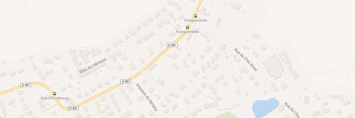 Plan du 1102 Rue du Bois d’Ennebourg à Boos