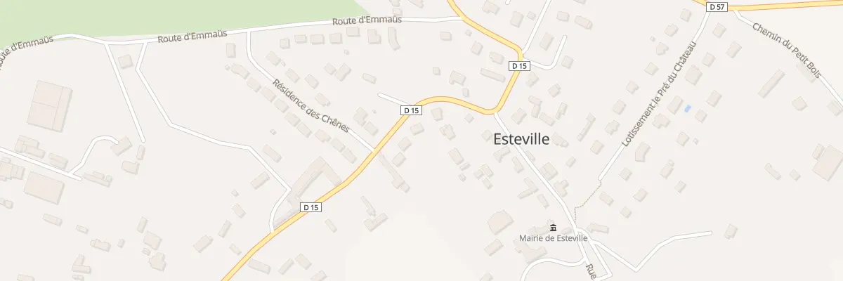 Plan du 95 Rte de Cailly à Esteville