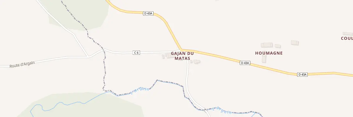 Plan du 28 Gajan du Matas à Fornex