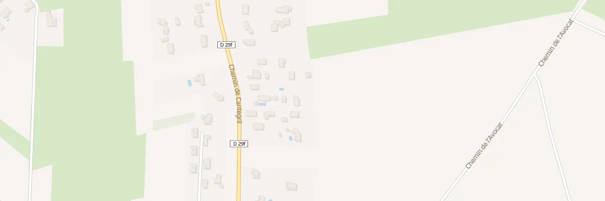Plan du 848A Che de Cantegril à Larra