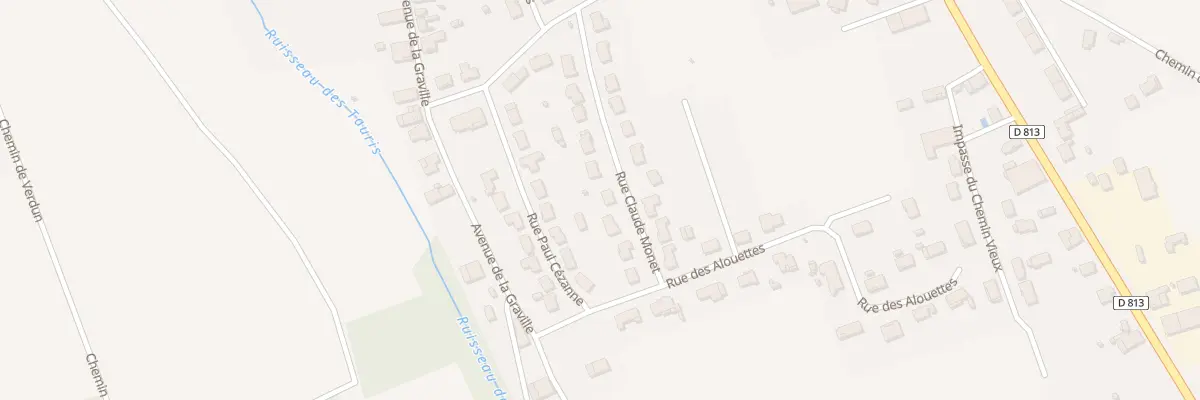 Plan du 12 Rue Claude Monet à Finhan