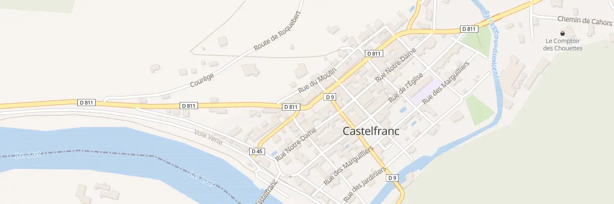 Plan du 5743 Av de la Bastide à Castelfranc