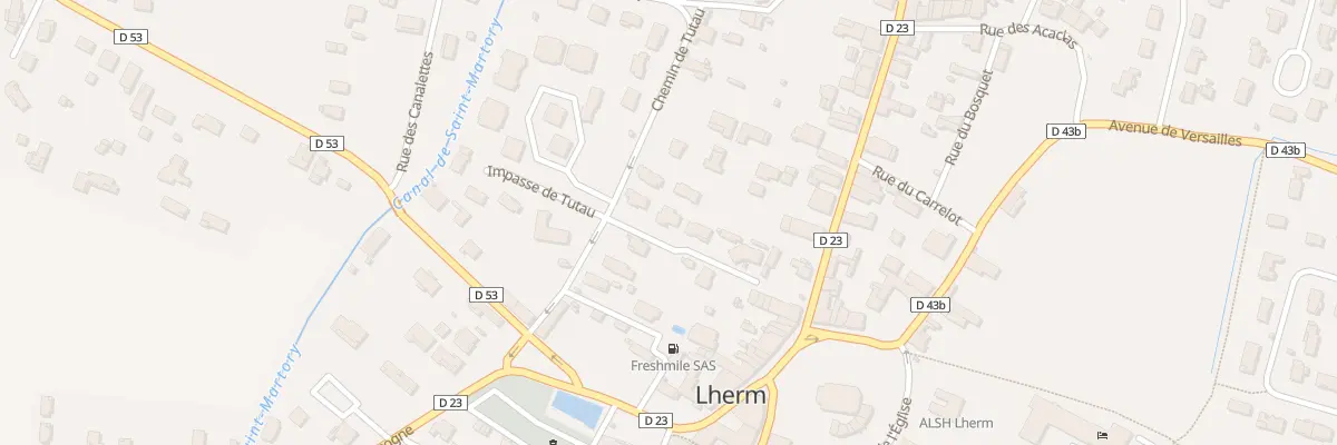 Plan du 12B Che de Tutau à Lherm
