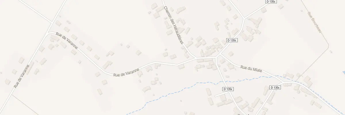 Plan du 2B Rue de Varanne à Valloire-sur-Cisse