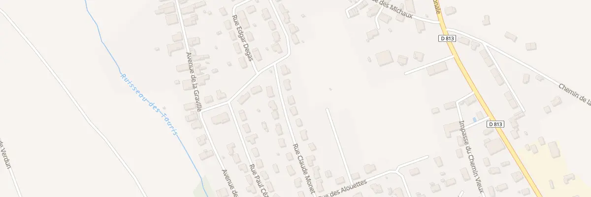 Plan du 5 Rue Claude Monet à Finhan