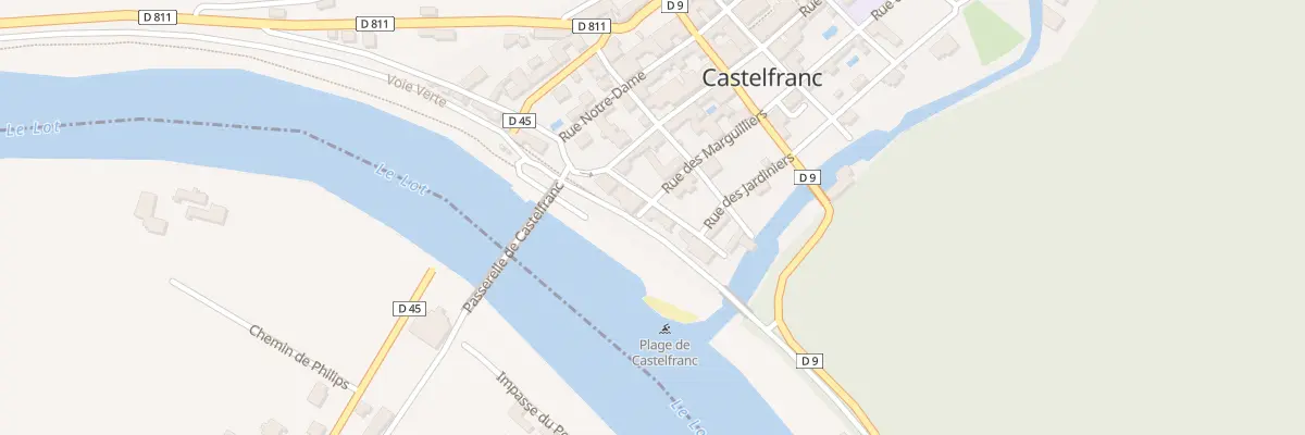 Plan du 2 Rue des Marguilliers à Castelfranc