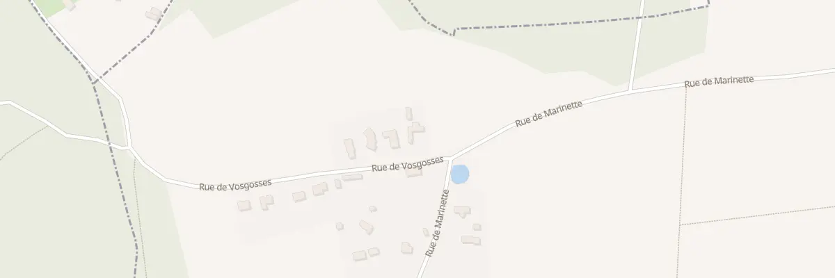 Plan du 2 Rue des Vosgosses à Fontaine-Bellenger