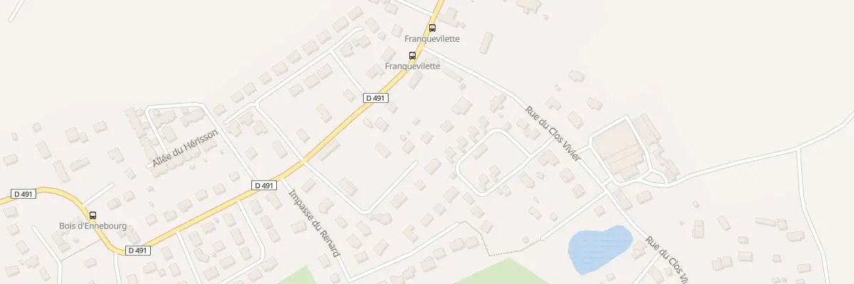 Plan du 1036 Rue du Bois d’Ennebourg à Boos