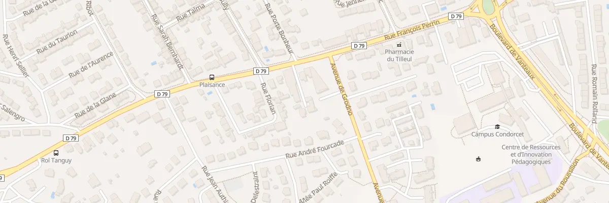 Plan du 343 Rue François Perrin à Limoges