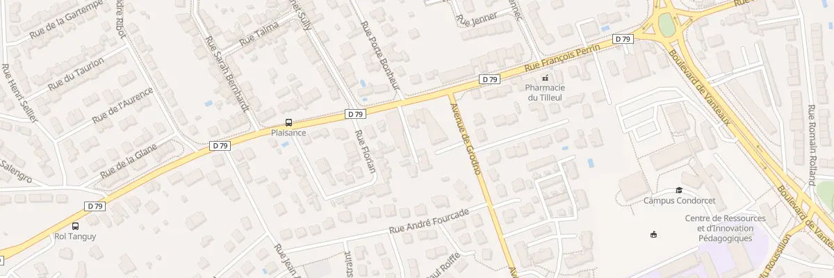 Plan du 341 Rue François Perrin à Limoges