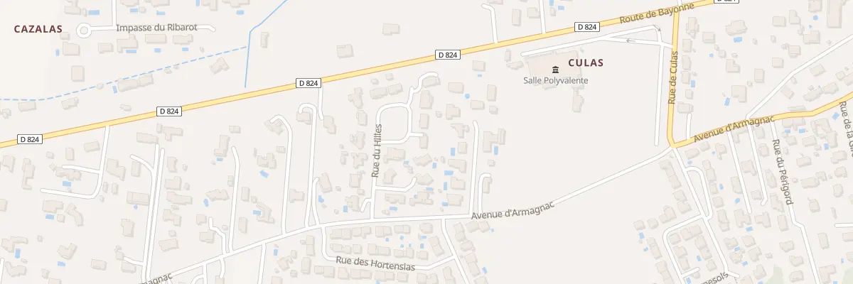 Plan du 13 Rue du Hilles à Léguevin