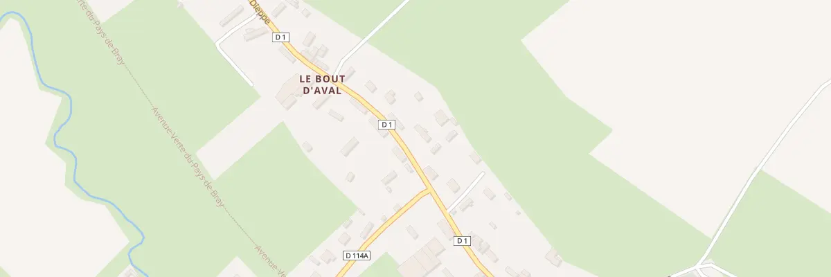 Plan du 450 Rte de Dieppe à Meulers
