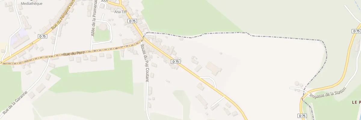 Plan du 27 Rte de Pompadour à Savignac-Lédrier