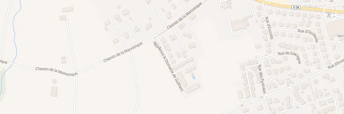 Plan du 259 Che de la Mancenque à Verdun-sur-Garonne