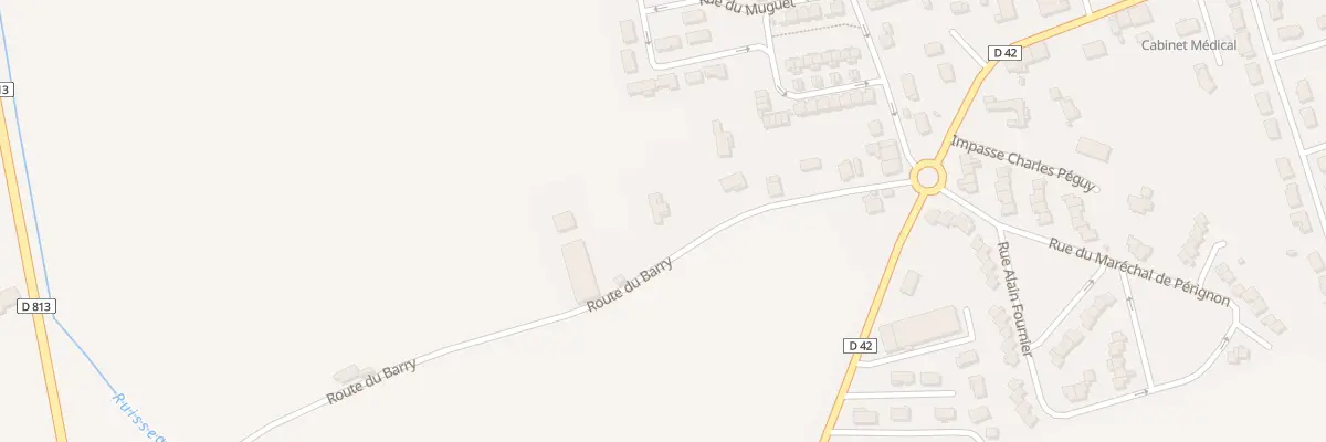 Plan du 18 Rte du Barry à Montech