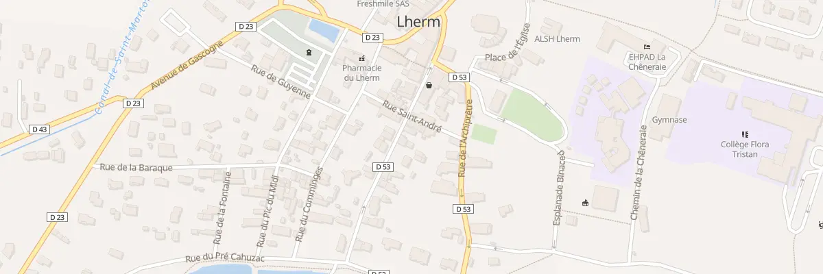 Plan du 13 Av des Pyrénées à Lherm