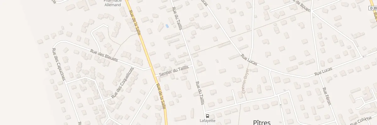 Plan du 33 Rue du Taillis à Pîtres